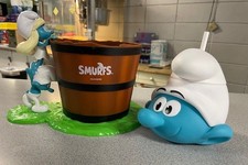 Puffi Film 2025 secchiello popcorn da collezione e bottiglia per bevande