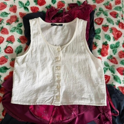 Canotta brandy melville bianca - brandy,