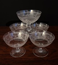 SET 5 COPPE VINTAGE CRISTALLO