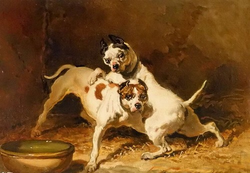 Dipinto olio alfred dedreux - dipinto,