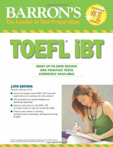 Toefl ibt barron - toefl,