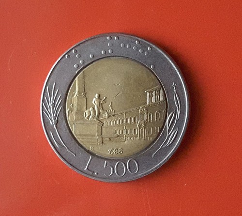 500 lire 1988 - 1988, variante