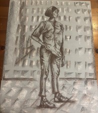 Disegno Pastello A Cera Donna