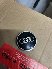 1 Tappo Coprimozzo Audi 61 mm Nero A1 A3 A4 A5 A6 Q3 Q5 Borchie Ruote Lega