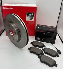 KIT DISCHI E PASTIGLIE PATTINI FRENO FIAT IDEA LANCIA MUSA 1.3 MJT 90CV BREMBO