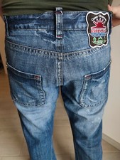 DSQUARED2 MENS "CAMP CHIPPAWA" VTG 2000 CLASSIC LEG BLUE JEANS SIZE: 46