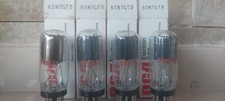 4 X 6SN7GTB RCA 6SN7gtb  vt231  B65 Vintage NOS NIB NEW Black Plate