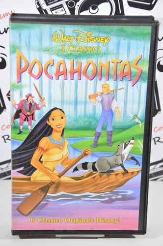 Pocahontas vhs cartoni animati - vhs,