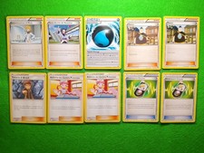 Lotto Oltre 10 Carte Pokémon Allenatore + Ene ITA Aiuti Strumento Stadi Vintage