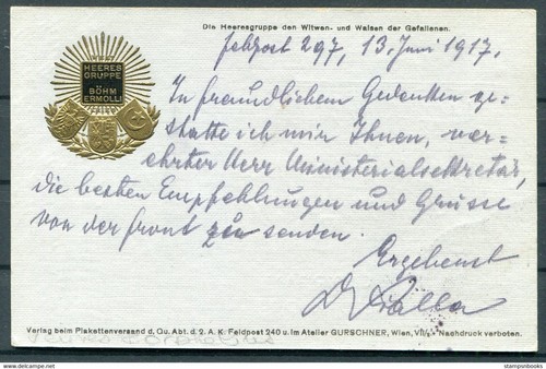 1917 austria cartolina - 1917,