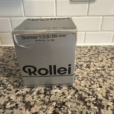 Carl Zeiss Sonnar 2,8/85 mm f/2,8 85 mm 6 lame per Rollei QBM Made West Germany