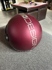 Casco momo design, Color amarena/silver  