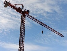 Modellino gru torre peiner - a,