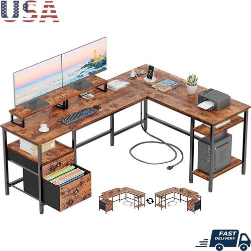 Scrivania forma l con - a, di