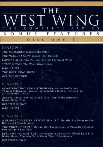 The west wing disc - 1-, seasons