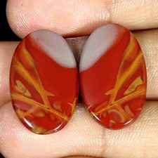 Coppia Di Gemme Sciolte Ovali