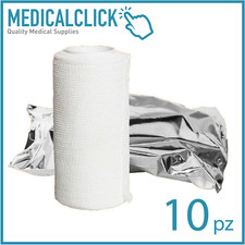 Benda Elastica con pasta all' ossido di zinco per bendaggi funzionali m 5x10 cm