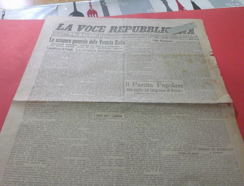 Voce repubblicana 1921 - voce, -1921
