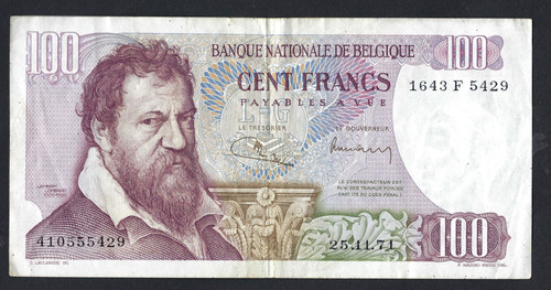 Belgique bank 100 - 🇧🇪,
