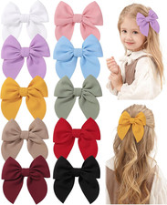 10pz fiocchi capelli bambina - 10pz,