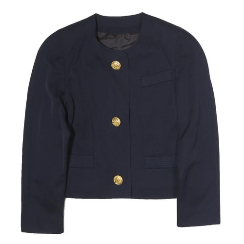 Giacca blu navy con bottoni - giacca,