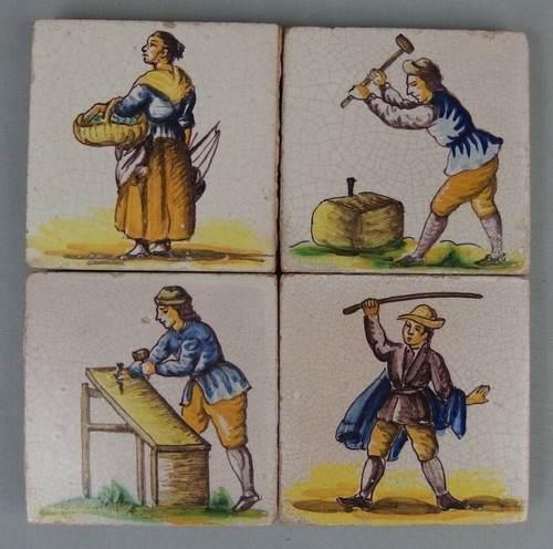 Lotto antiche piastrelle - antiche,