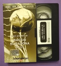 VHS Film Ita Sportivo I Gol Piu'Belli Di Baggio Maradona Raul Promo  (V151)