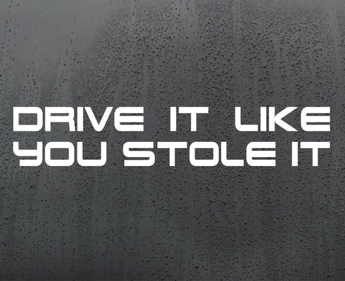 Adesivo vinile drive like - drive, it