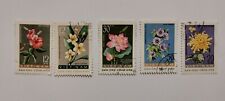 FRANCOBOLLI VIETNAM DEL SUD 1962 FIORI PRIMAVERILI E ESTIVI