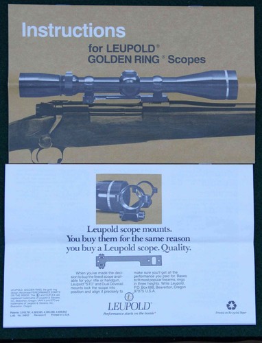 Leupold anello oro - leupold,