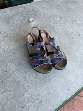 DESIGUAL Damen Sandalen Sandali Donna Zeppa Numero 38 Usate Scarpe Woman Colori