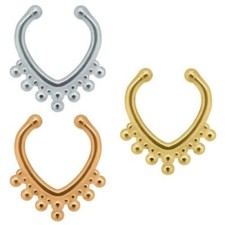 Finto Piercing Setto Sfere