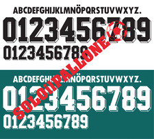 kit nome + numero + numerino x