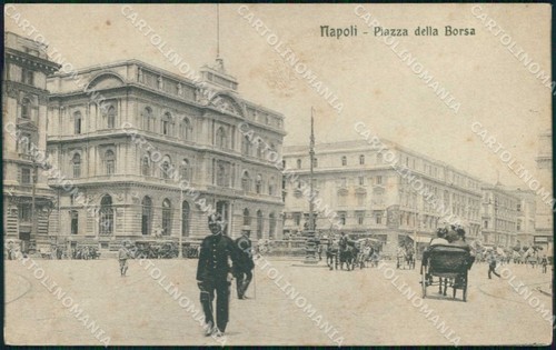 Napoli città piazza borsa - piazza,