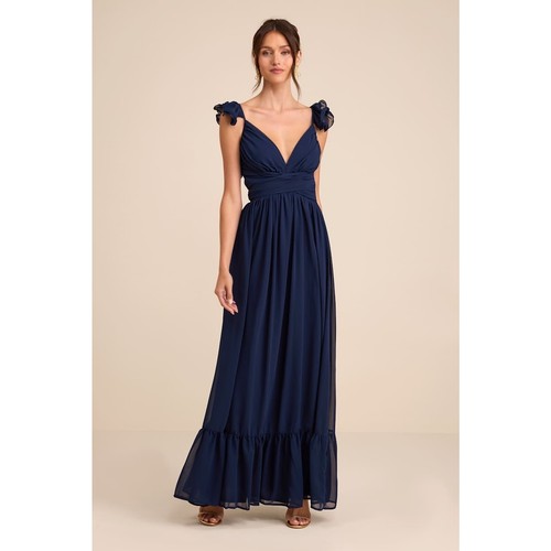 Maxi abito lulu blu navy - maxi,