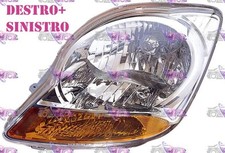 COPPIA FARI FANALE PROIETTORE DX+SX H4 PRED REG ELETT CHEVROLET MATIZ 05>09