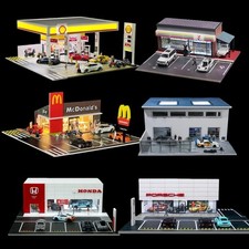 Diorama 1:64 pressofuso auto