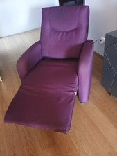 Poltrona sofà motorizzata bordeaux 