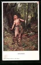 Cartolina Ciclo Richard Wagner, L'anello, Sigfrido 