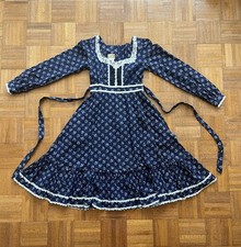 Blue floral long sleeve gunne - floral,
