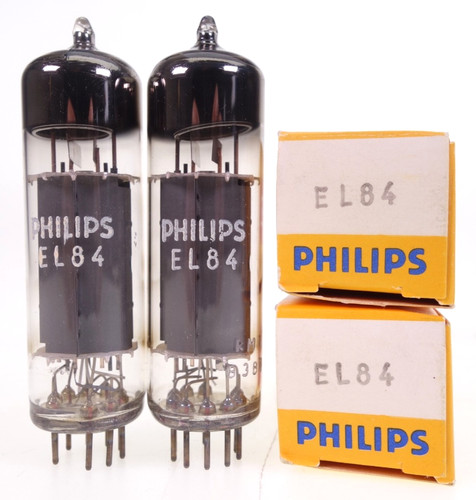 El84 philips mullard - 2x,