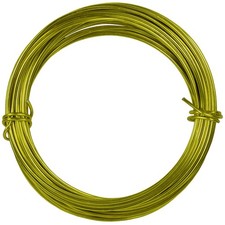 Filo alluminio tondo giallo, 2