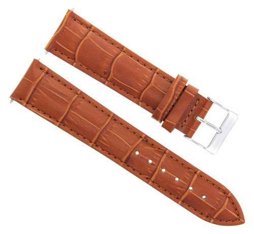 21mm leather watch band - 21mm,
