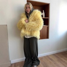 Cappotto pelliccia sintetica