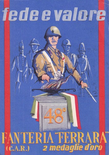 Cartolina militare - militare, ,48°