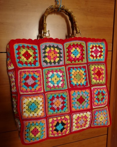Borsa uncinetto granny