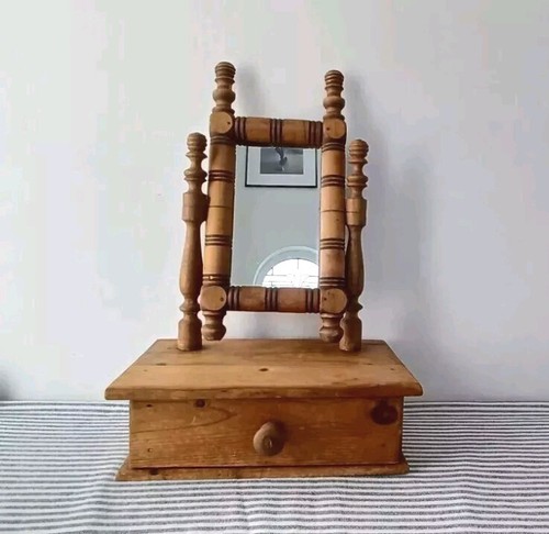 Antico mobiletto specchio - antico,