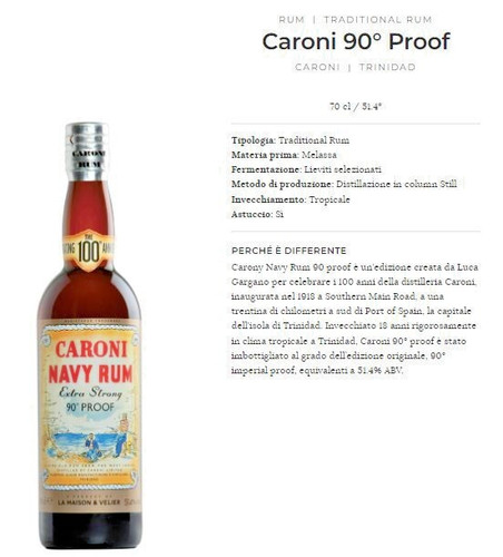 Caroni navy extra - caroni,