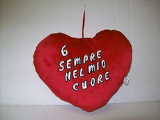 SV 63 CUORE peluche da appendere -6 SEMPRE NEL MIO CUORE S.valentino 25x30