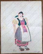 1925 UDINE costumi friulani